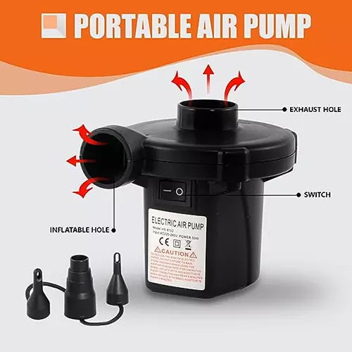 پمپ باد برقی فندکی دو طرفه مدل HS-8102 جدید