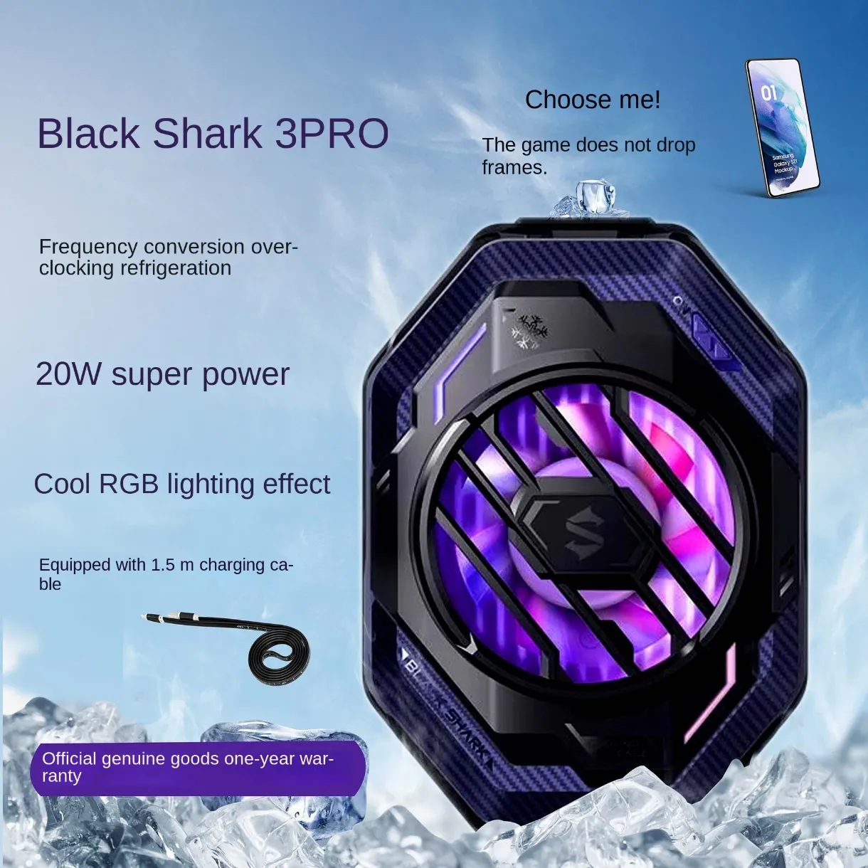 فن خنک کننده موبایل بلک شارک مدل FunCooler 3 Pro BR31