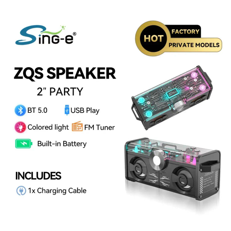 اسپیکر پرتابل بلوتوثی مدل ZQS2228