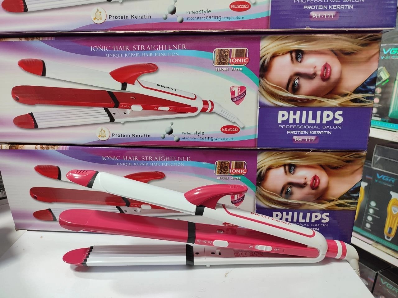 اتو مو سه‌کاره حرفه‌ای فیلیپس Philips