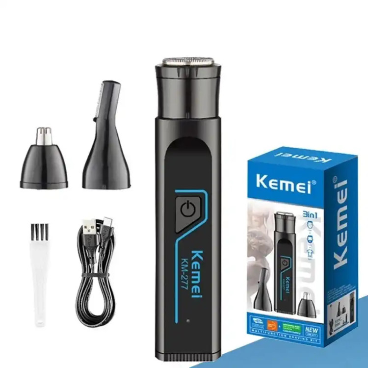 موزن سهکاره کیمی Kemei مدل KM-277 برای اصلاح موهای زائد