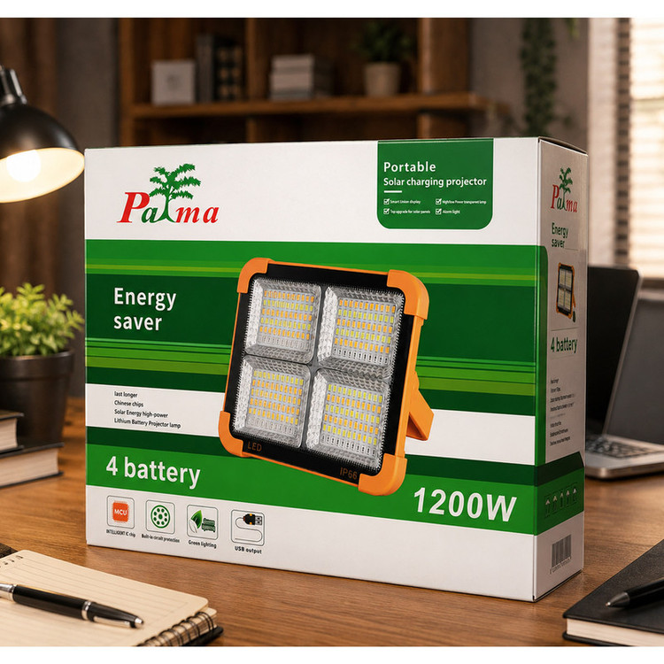 چراغ روشنایی قابل حمل پاما مدل 1200W مناسب زمان قطعی برق