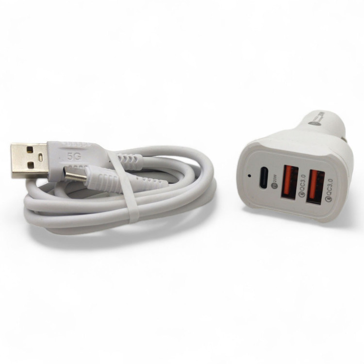 شارژر موبایل خودرو 38W مدل LDO-R40A با درگاه شارژ سریع PD
