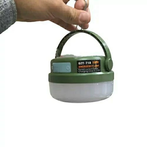 چراغ کمپینگ پاوربانک‌دار مدل GZY-718 | چراغ روشنایی سفری