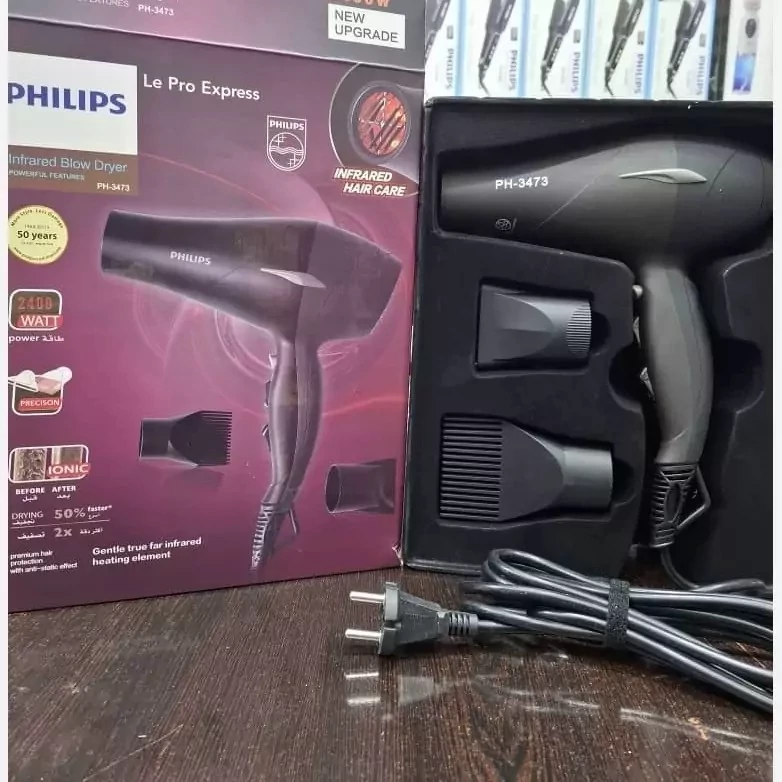 سشوار مو Philips مدل PH3473، سشوار حرفه‌ای با باد سرد