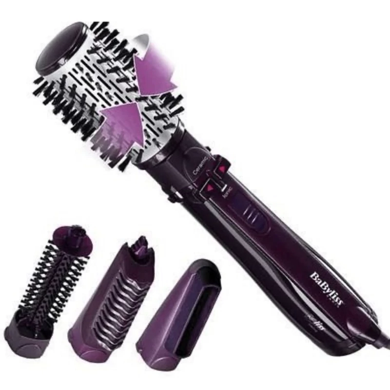 خرید سشوار چرخشی Babyliss 2736E استوک، حالت‌دهنده مو های‌کپی