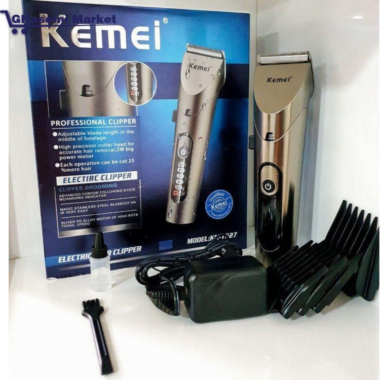 ماشین اصلاح مو کیمی Kemei KM-1627 مجهز به تیغه استیل ضدزنگ