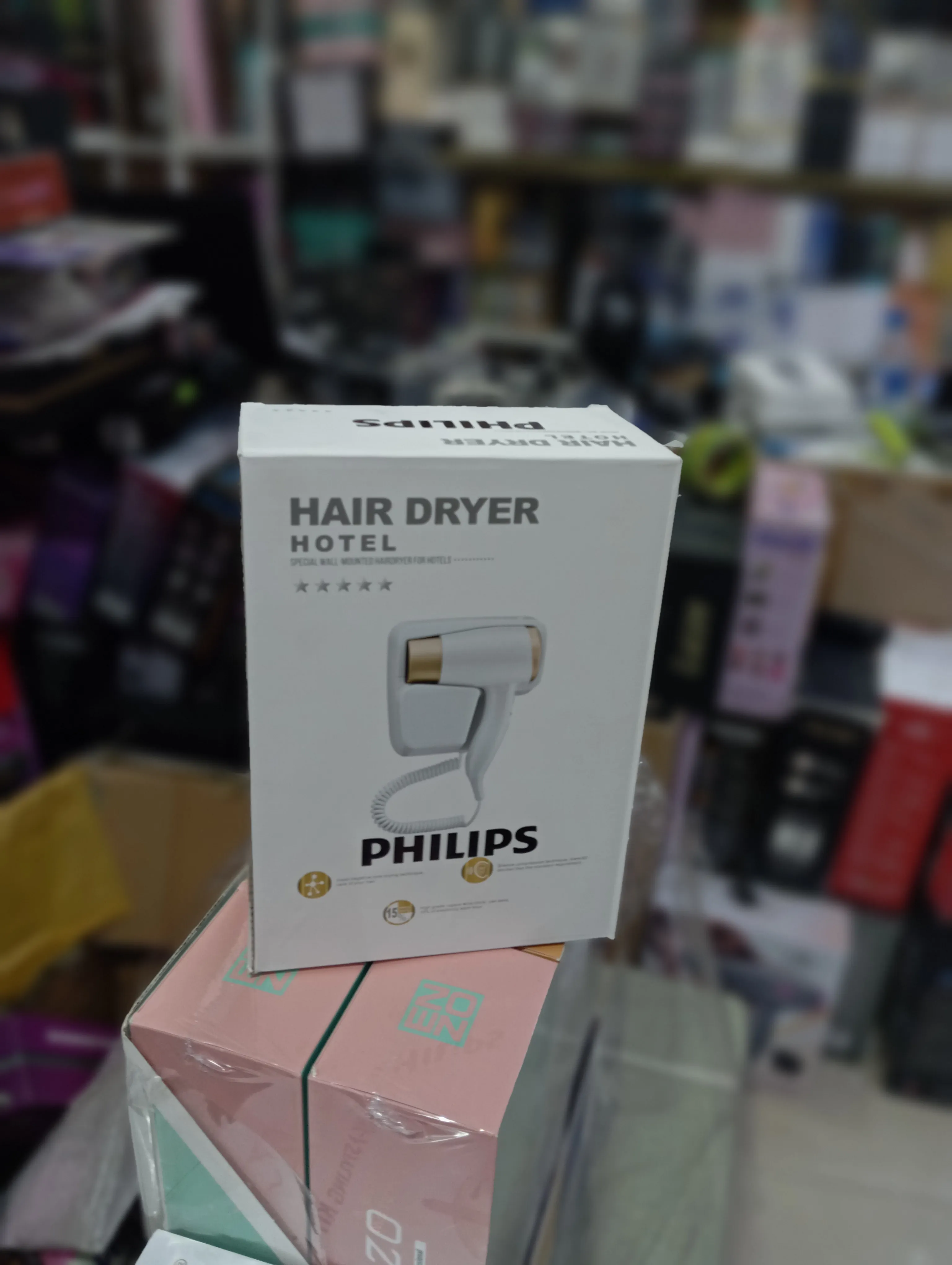 سشوار دیواری فیلیپس PHILIPS، مناسب هتل و اقامتگاه