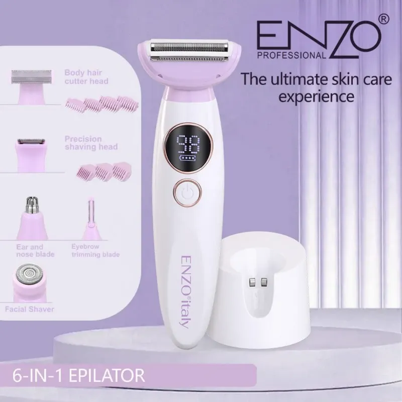 دستگاه موبر زنانه ENZO PROFESSIONAL مدل 1402 با قابلیت ضدآب