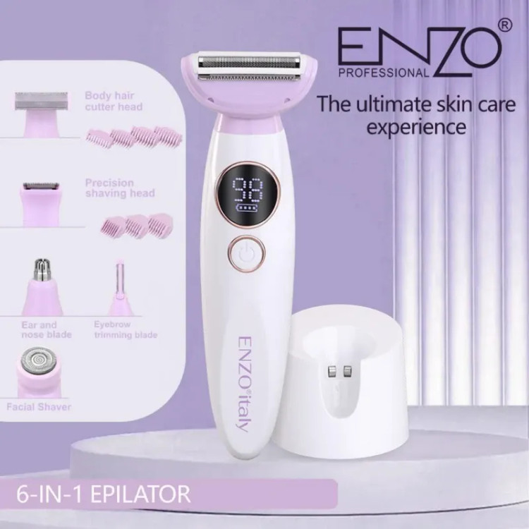 دستگاه موبر زنانه ENZO PROFESSIONAL مدل 1402 با قابلیت ضدآب