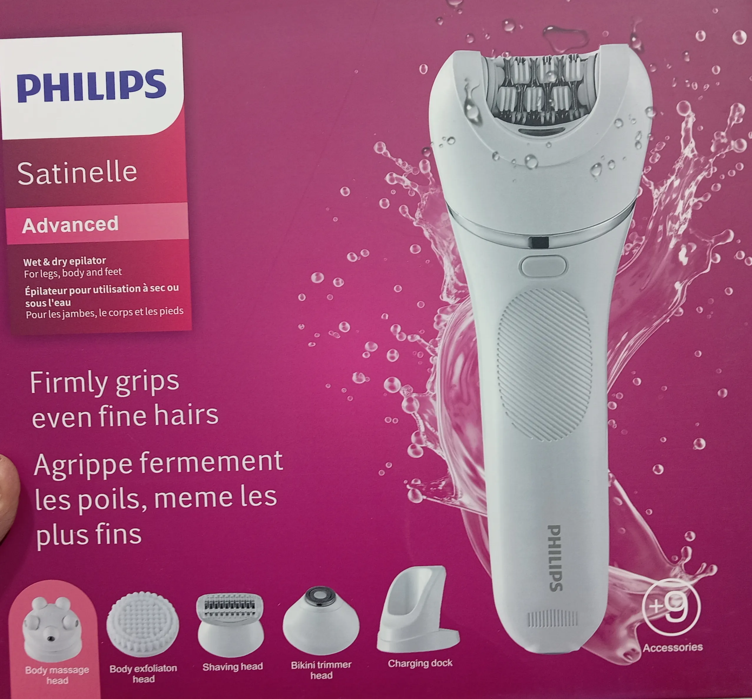 اپیلاتور Philips برای اصلاح و حذف موهای زائد