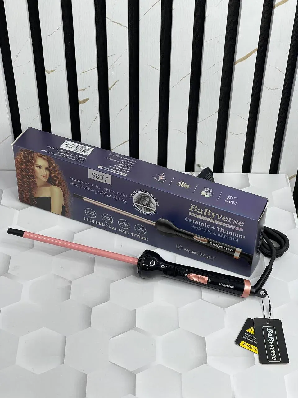دستگاه بابلیس اتوماتیک Babyverse BA-297 مناسب حالت‌دهی مو