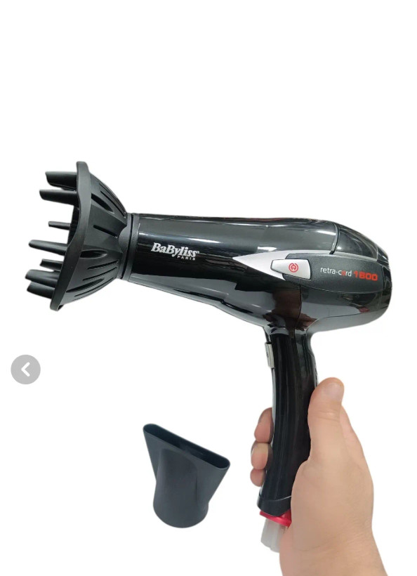 سشوار سالنی BaByliss PRO SL Ionic با توان ۱۸۰۰ وات و فناوری یونساز