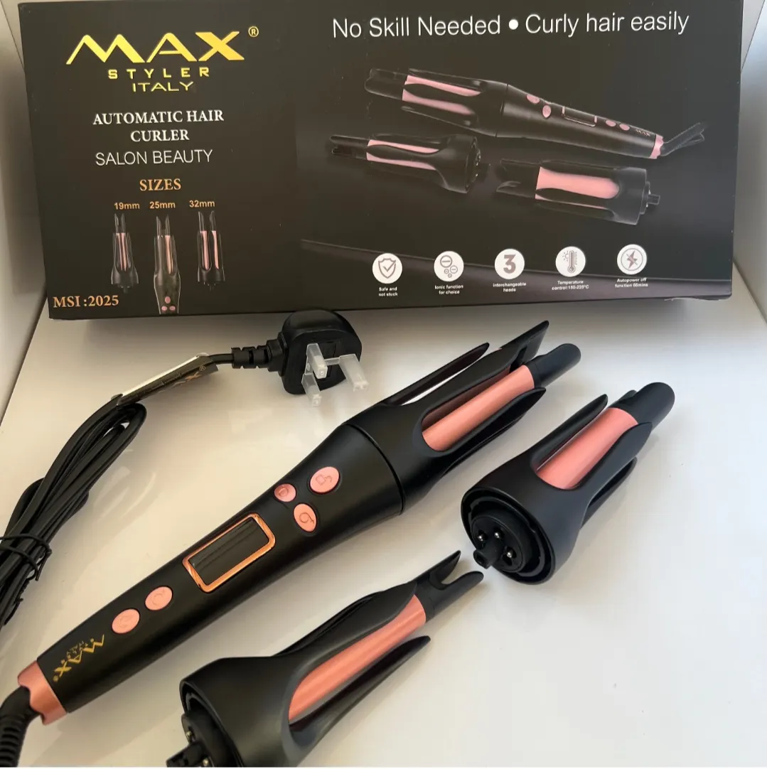 فرکننده اتوماتیک مو MAX Professional مدل 2025 با طراحی جادویی شگلیم