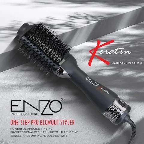 سشوار برسی ENZO PROFESSIONAL مدل 6218 مناسب آرایش مو