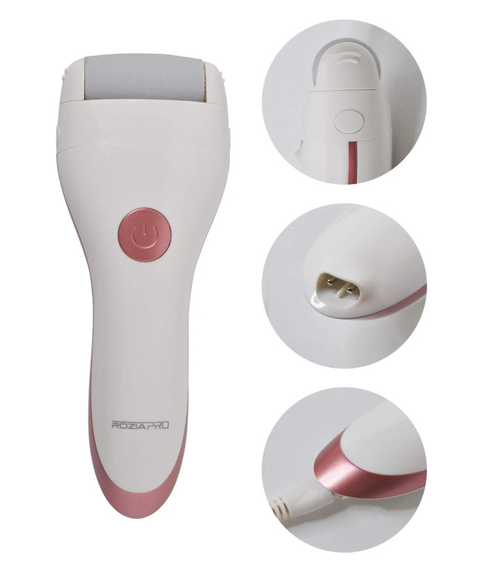سنگ پا برقی روزیا پرو مدل R-803 با سوهان کریستالی ROZIA PROFESSIONAL