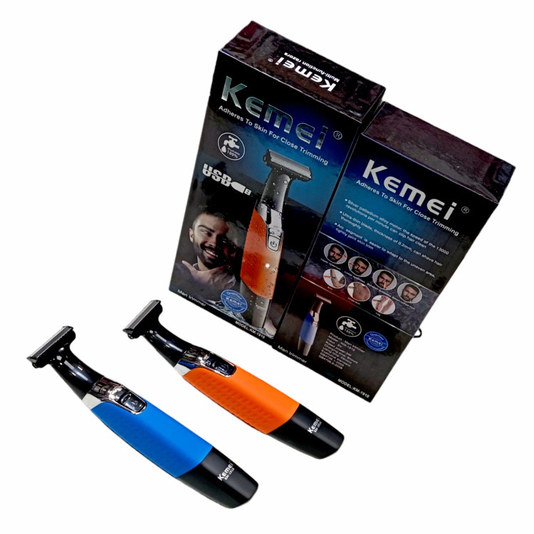 ماشین اصلاح بدن ضدآب KEMEI مدل 1910 با تیغه استیل