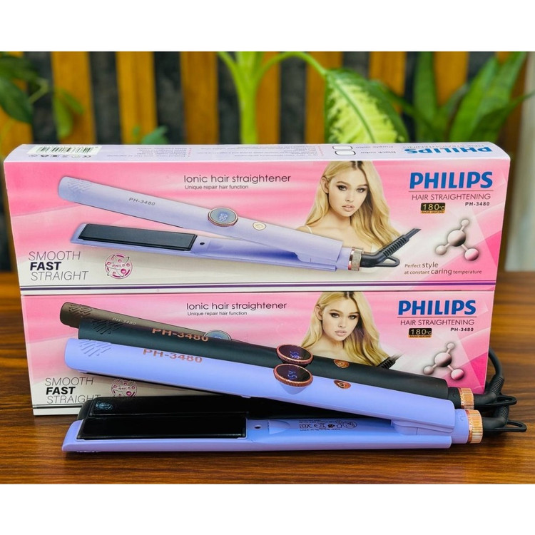 اتو مو PHILIPS PH3480 با صفحات سرامیکی برای صافکردن و حالتدهی مو