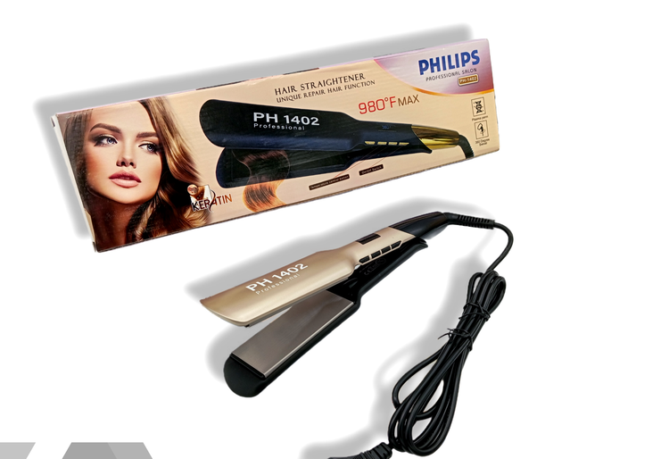 اتو مو PHILIPS PROFESSIONAL SALON 1402 با صفحات سرامیکی برای صافی شلاقی و حالتدهی مو