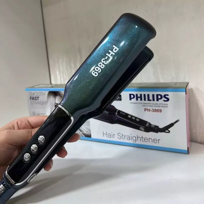 اتو مو PHILIPS 3869 با پوشش نانو برای صاف‌کردن و کاهش وز مو
