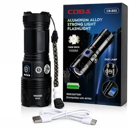 چراغ قوه پلیسی شارژی COBA مدل CB-B55