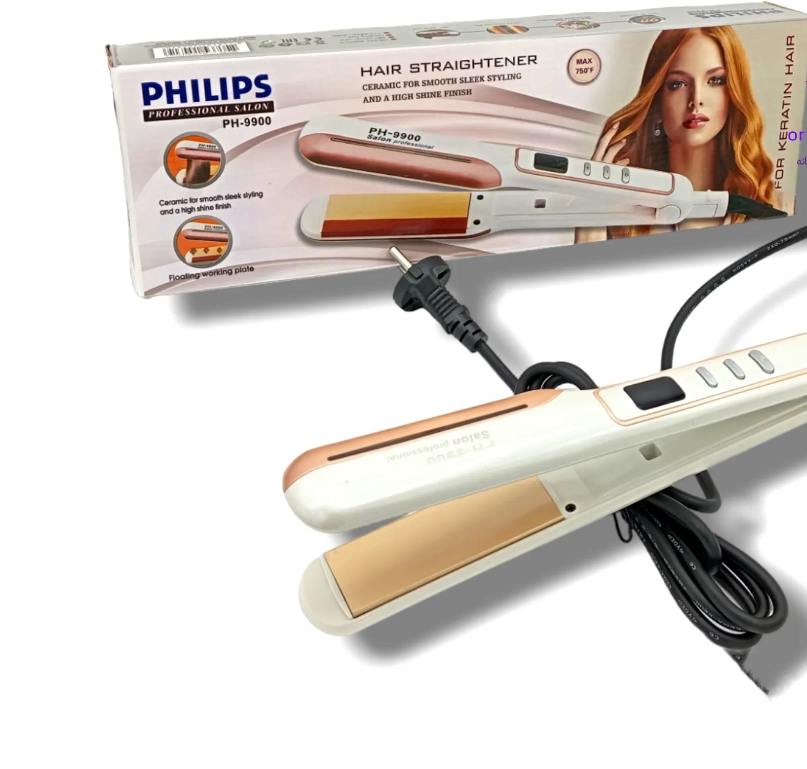 اتو مو حرفه‌ای فیلیپس مدل 9900 PHILIPS 9900