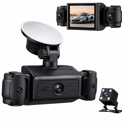 دوربین داشبورد خودرو Black Box مدل WDR3 با ۴ لنز و اتصال Wi-Fi