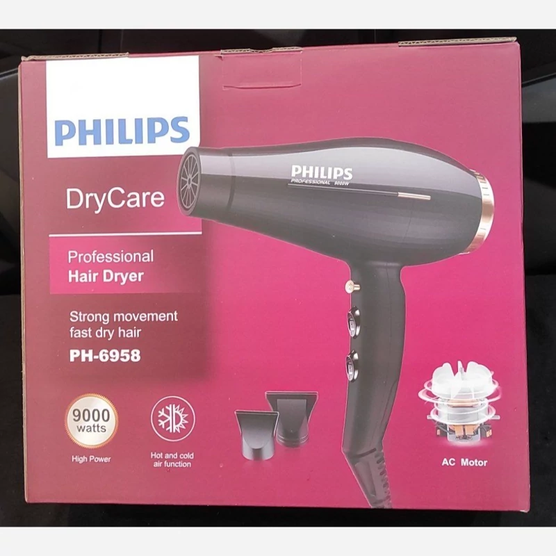 سشوار حرفه‌ای فیلیپس با موتور سیم‌پیچی PHILIPS