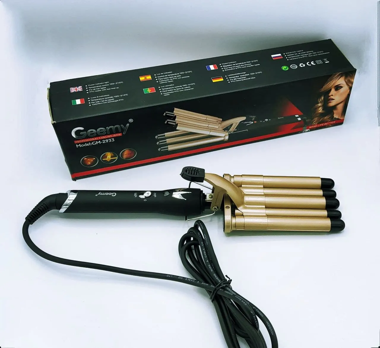 دستگاه فرکننده مو اس جیمی مدل GM-2933 | Geemy Professional