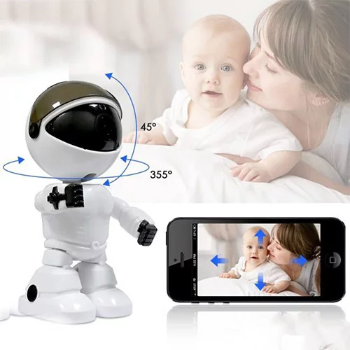 دوربین چرخشی اتاق کودک مدل WF360 ROBOT CAMERA