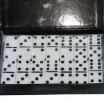 ست بازی دومینو متوسط با پشت مشکی