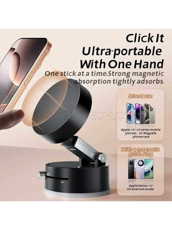 هولدر موبایل مکنده VACUUM SUCTION مناسب استفاده روزمره