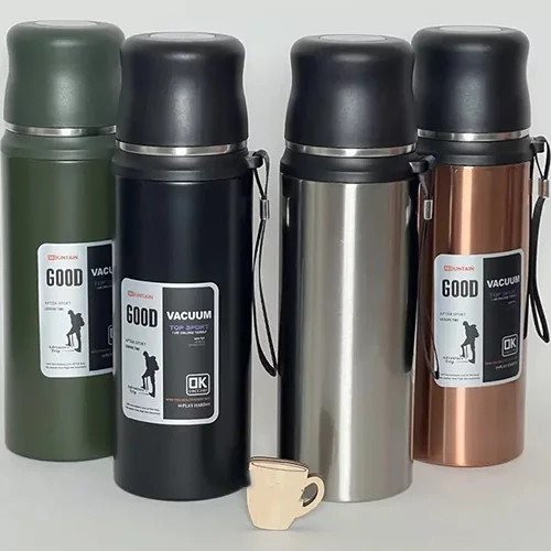 فلاسک استیل کوهنوردی GOOD MOUNTAIN ظرفیت ۸۰۰ میلیلیتر