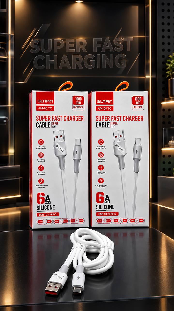 کابل USB-C مدل AM-05 TC برای شارژ و اتصال گوشی