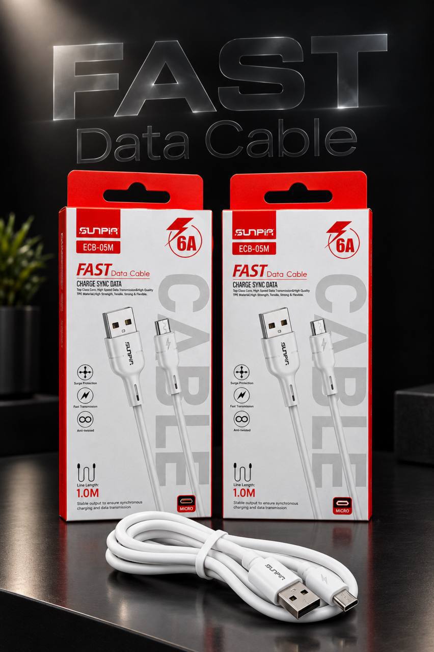 کابل شارژ سریع FAST مدل ECB-05M مناسب گوشی‌های اندرویدی