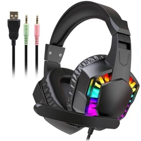 هدست بازی MISDE A66 با طراحی دورگوشی و نور RGB