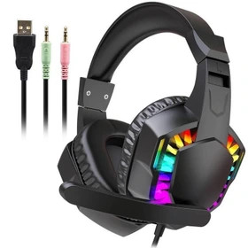 هدست بازی MISDE A66 با طراحی دورگوشی و نور RGB