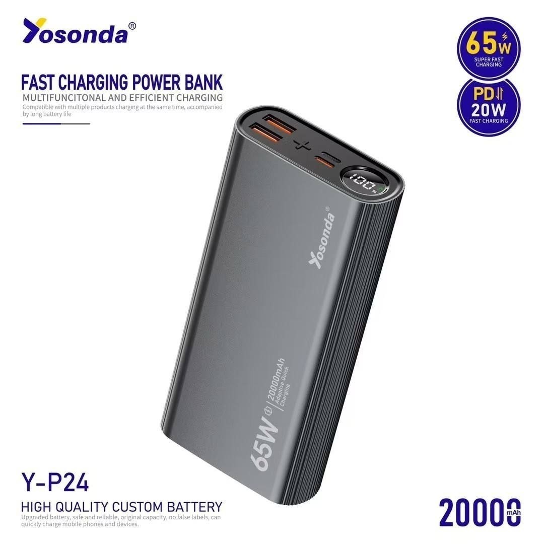 پاوربانک یوسوندا Y-P24؛ منبع انرژی همراه با ظرفیت بالا