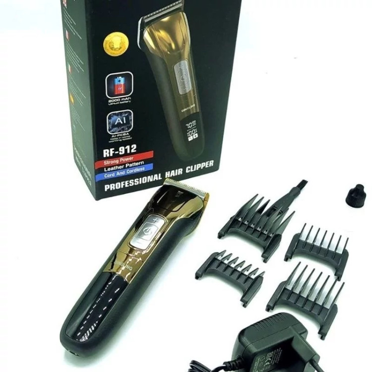 ماشین موزن حرفهای دینگ لینگ RF-912 برای اصلاح و حجمگیری مو