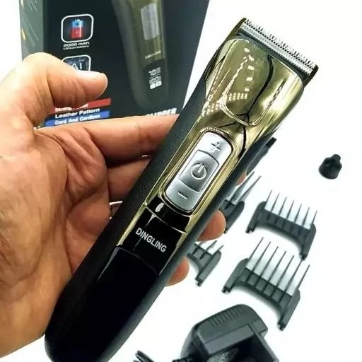 ماشین موزن حرفه‌ای دینگ لینگ RF-912 برای اصلاح و حجم‌گیری مو