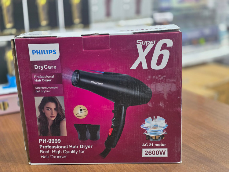 سشوار فیلیپس PH-9999؛ گزینهای کاربردی برای آرایش و خشککردن مو