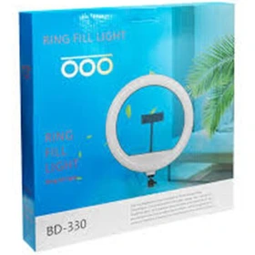 رینگ لایت مدل BD-330 سایز ۱۳ اینچ | چراغ حلقه‌ای LED عکاسی و تولید محتوا