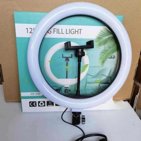 رینگ لایت مدل HX300 | چراغ حلقهای LED برای عکاسی و تولید محتوا